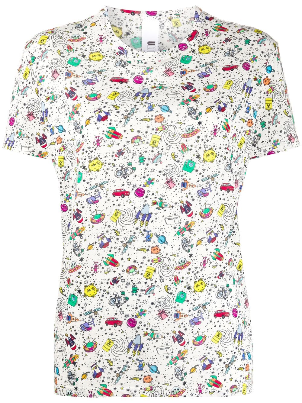 ULTRÀCHIC SPACE PRINT T-SHIRT