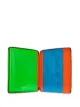 Comme Des Garçons Wallet colour-block zipped laptop case 23cmx28cm
