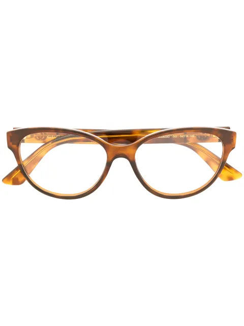 Gucci Eyewear lentes con armazón cat eye de carey