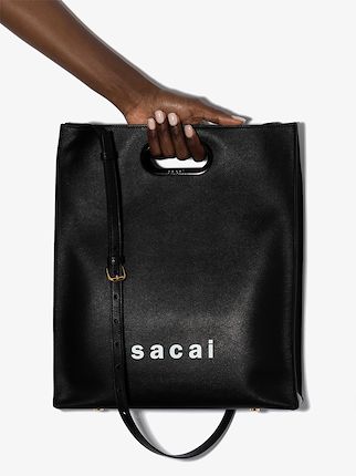 SACAI NW SHPPR MED LTHR BG展示图