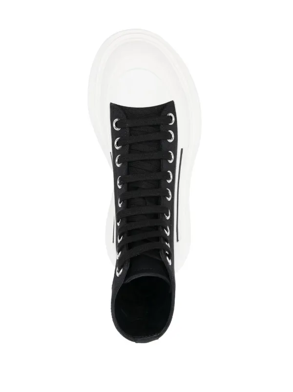 Alexander McQueen Tread Slick Sneakers | Black | FARFETCH