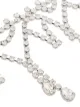 AREA silver-tone crystal-embellished choker