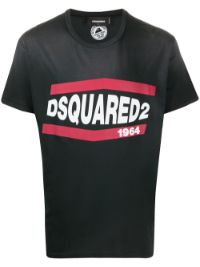 ＜Farfetch＞ Dsquared2 ロゴ Tシャツ - ブラック画像