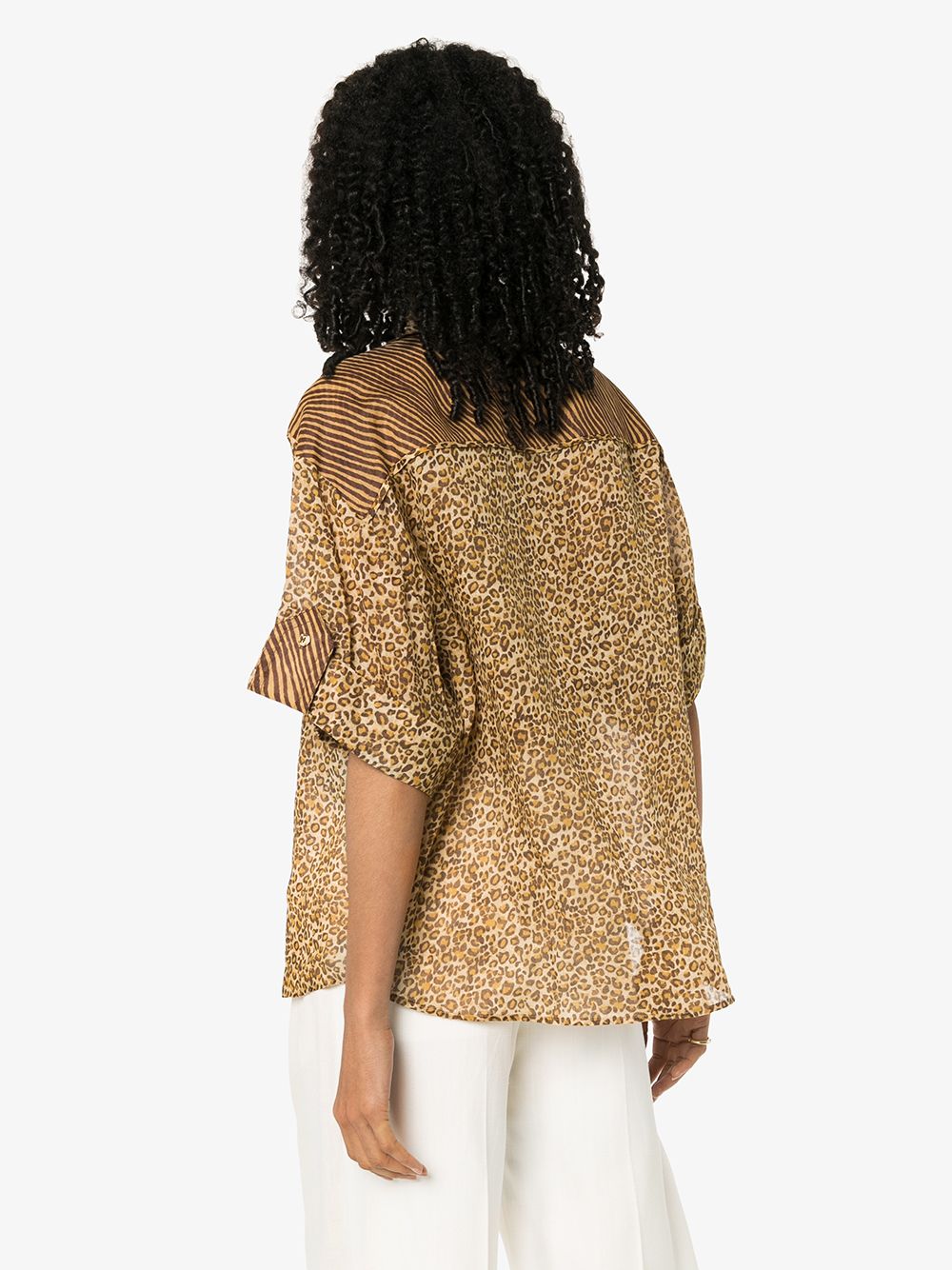 фото Zimmermann leopard print shirt