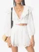 Image 2 of Zimmermann Bellitude ruffled cropped blouse