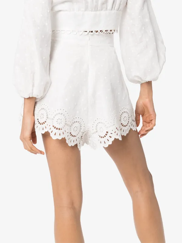 zimmermann bellitude scallop short dress