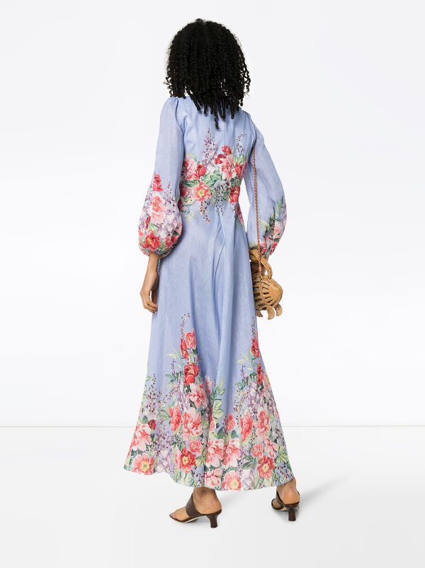 zimmermann bellitude floral dress