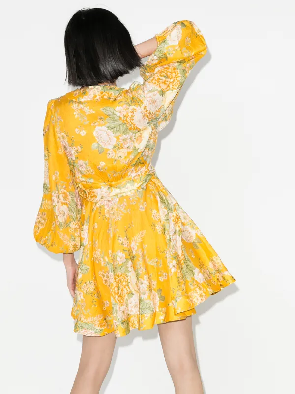 zimmermann yellow floral dress