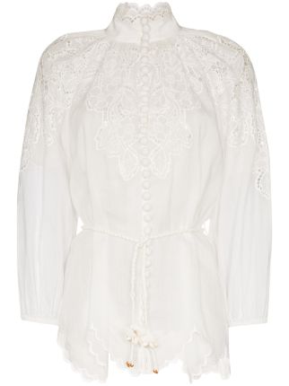 ZIMMERMANN Broderie Anglaise Blouse - Farfetch