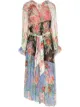 Image 1 of Zimmermann Bellistude panelled floral-print dress