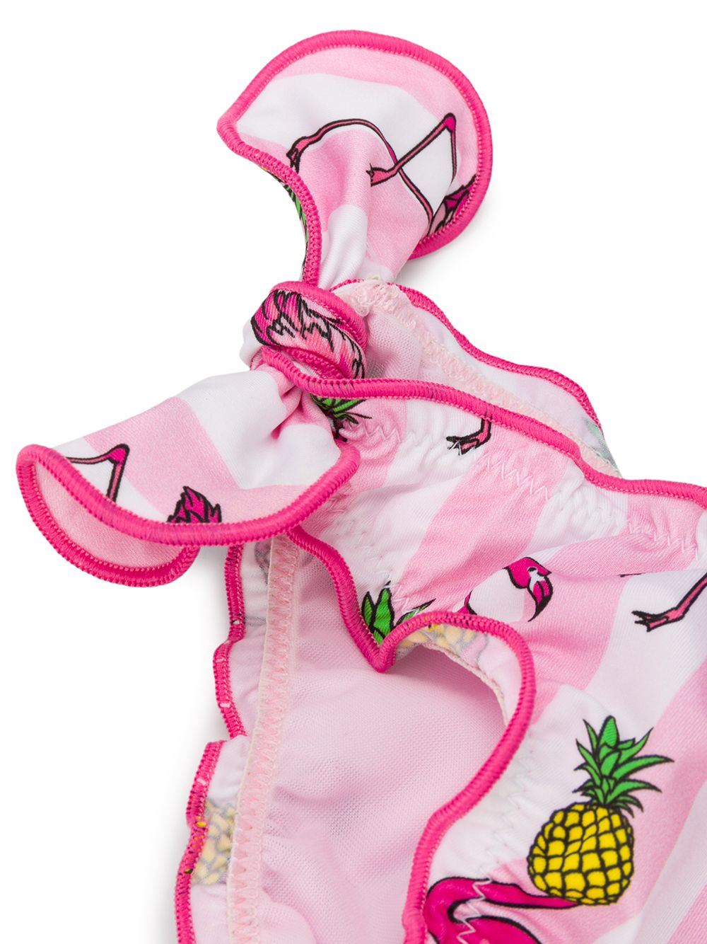 фото Mc2 saint barth kids cris flamingo-pineapple print bikini