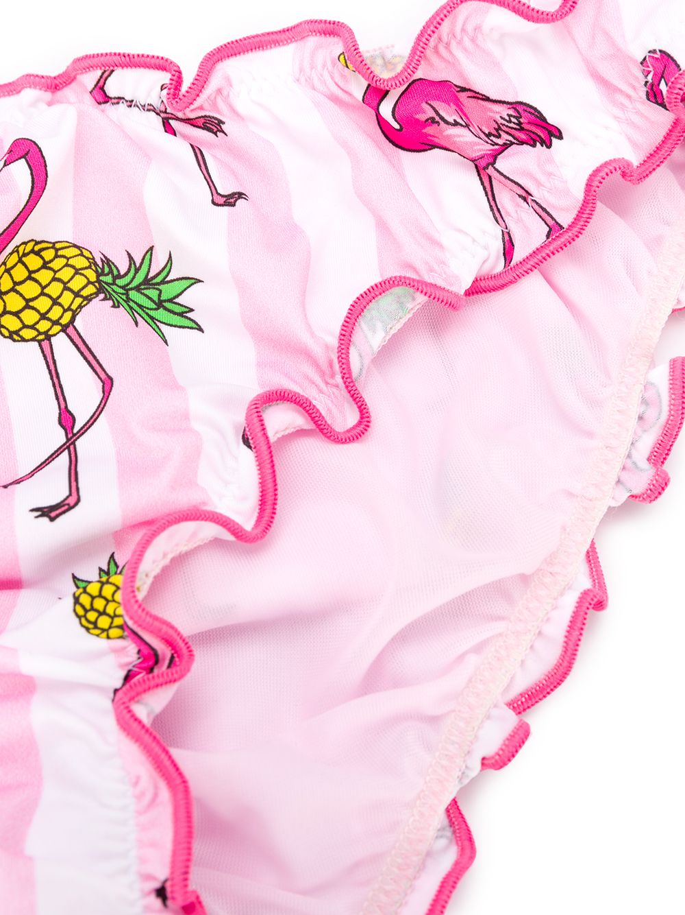 фото Mc2 saint barth kids teen cris flamingo-pineapple print bikini