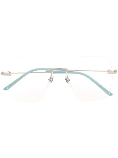 Gucci Eyewear frameless oversized glasses