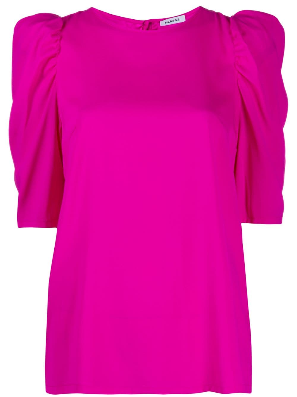 P.a.r.o.s.h Structured-shoulder Blouse In Pink