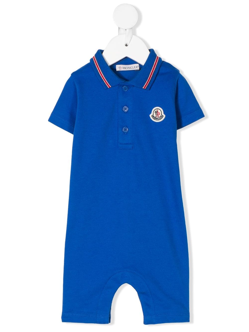 Moncler Babies' Logo-patch Shorties In Blue