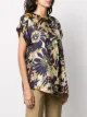 Victoria Beckham retro floral-print satin top