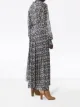 Victoria Beckham floral print pleated dress