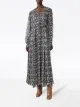 الصورة 2 من Victoria Beckham floral print pleated dress