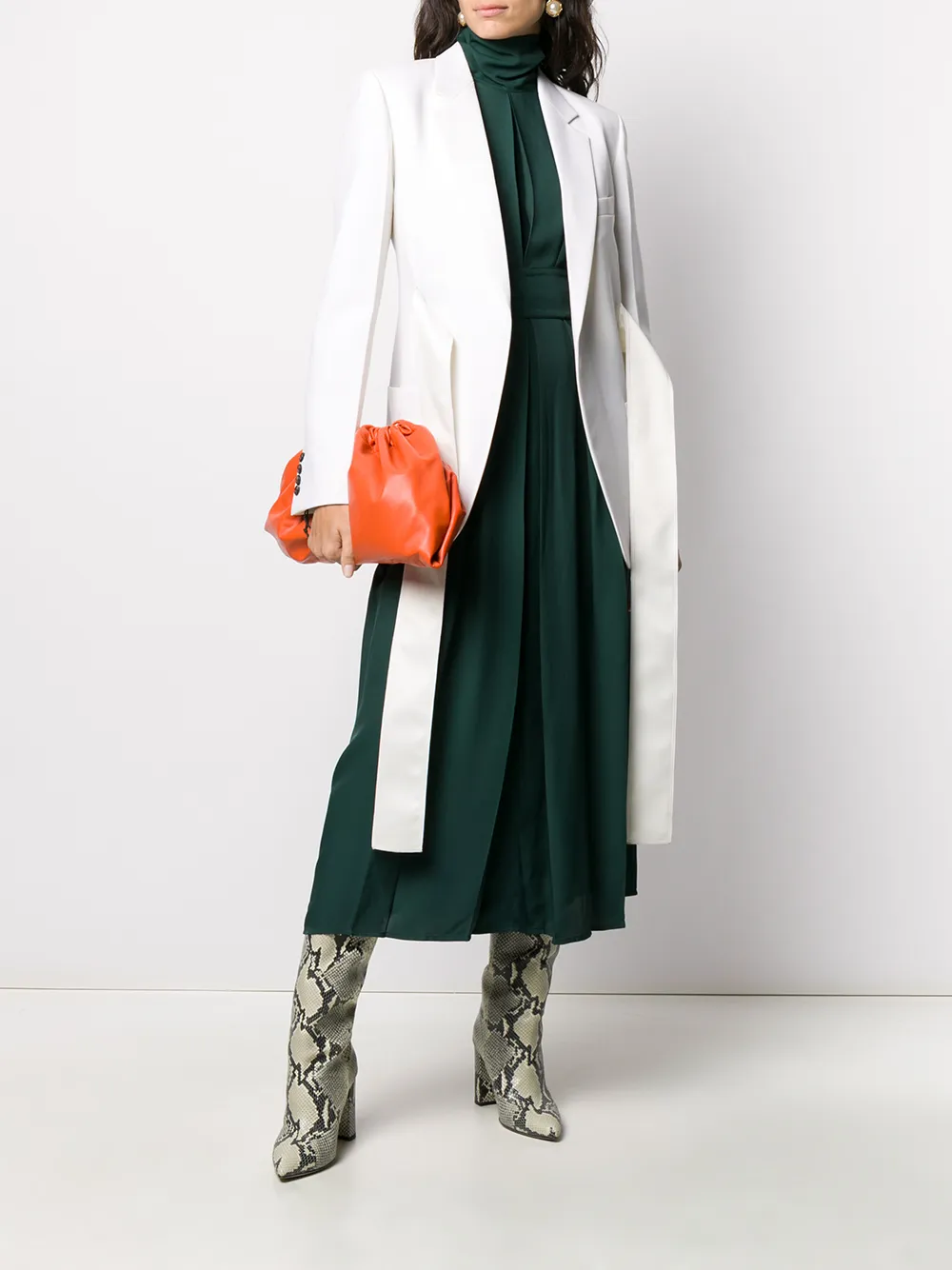 Image 2 of Victoria Beckham tie-waist blazer
