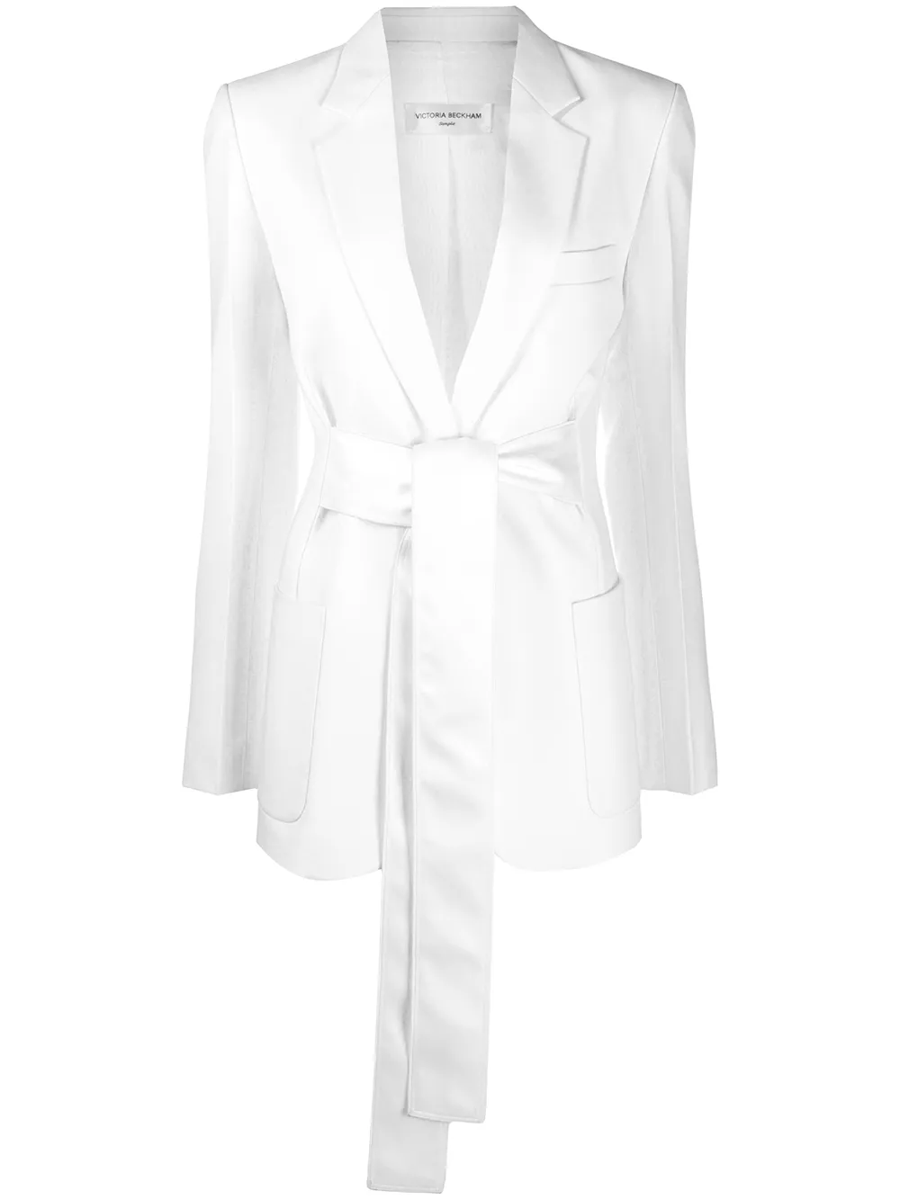 Image 1 of Victoria Beckham tie-waist blazer