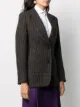 Victoria Beckham single breasted houndstooth jacket
