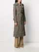 Victoria Beckham tie-waist tweed tench coat