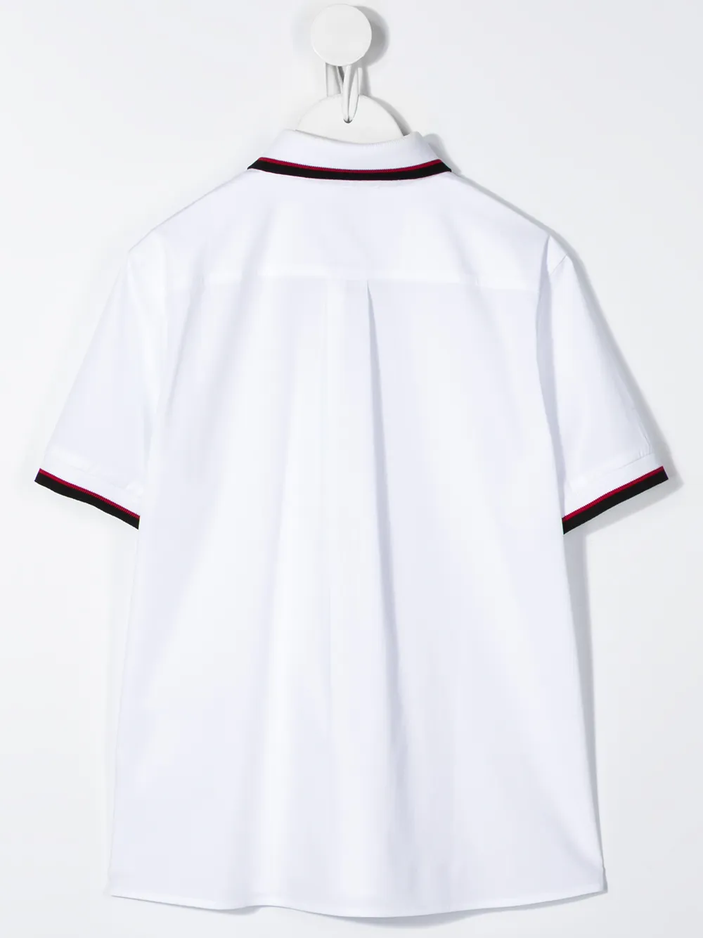 Dolce & Gabbana Logo Embroidered Shirt In White