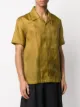 Helmut Lang قميص حرير بأكمام قصيرة