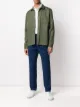 Image 2 of Emporio Armani seersucker wool blend trousers