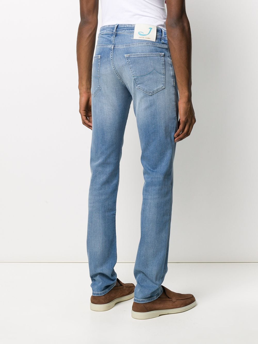 фото Jacob cohen джинсы кроя слим с завышенной талией