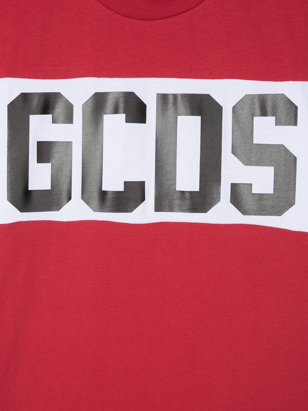 фото Gcds kids teen crew-neck logo t-shirt