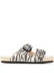 Image 1 of Manebi Nordic zebra-print sandals