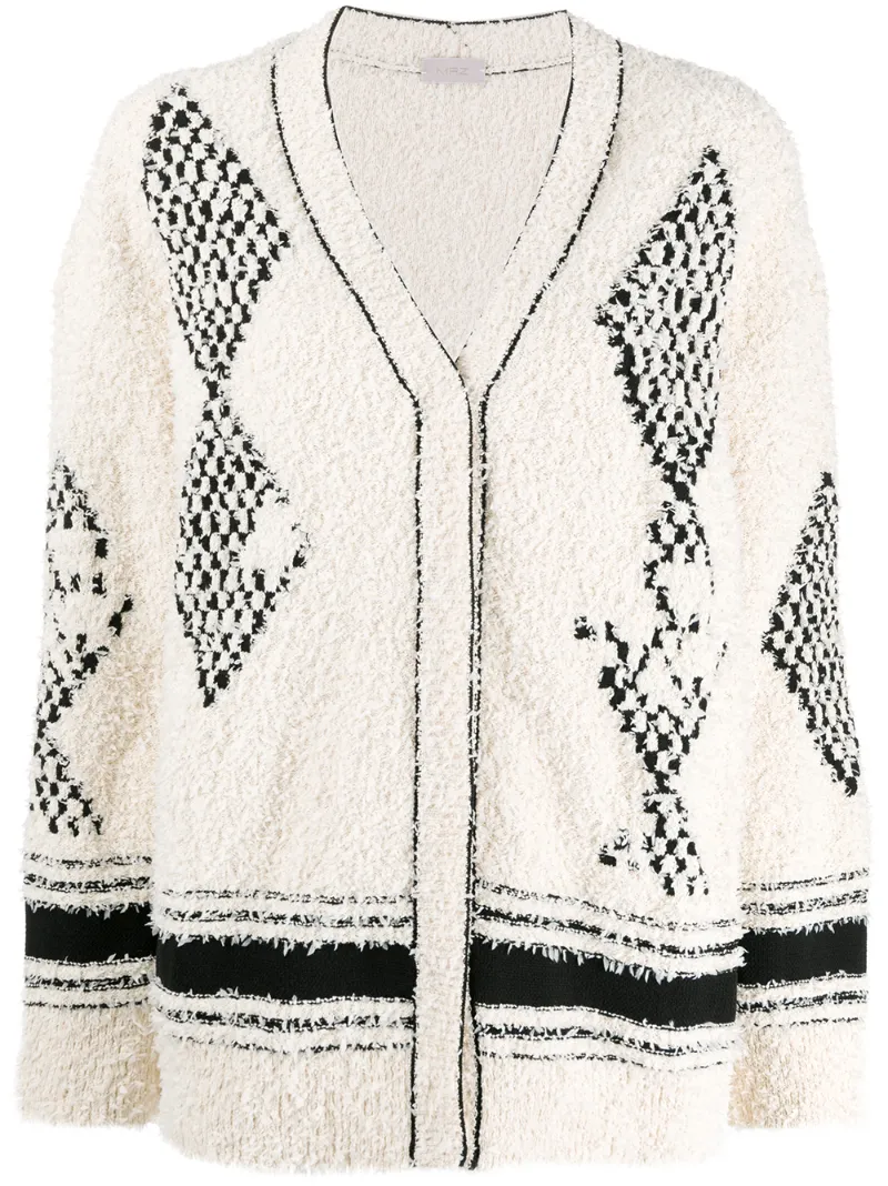 MRZ OVERSIZED V-NECK CARDIGAN 