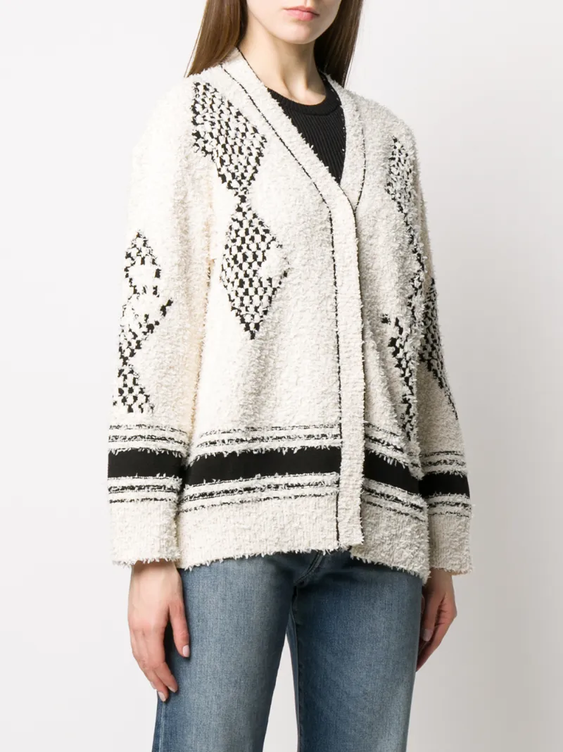 MRZ OVERSIZED V-NECK CARDIGAN 