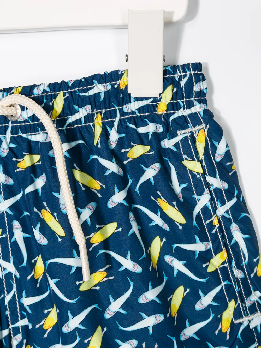 MC2 Saint Barth Kids Zwembroek met trekkoord Blauw