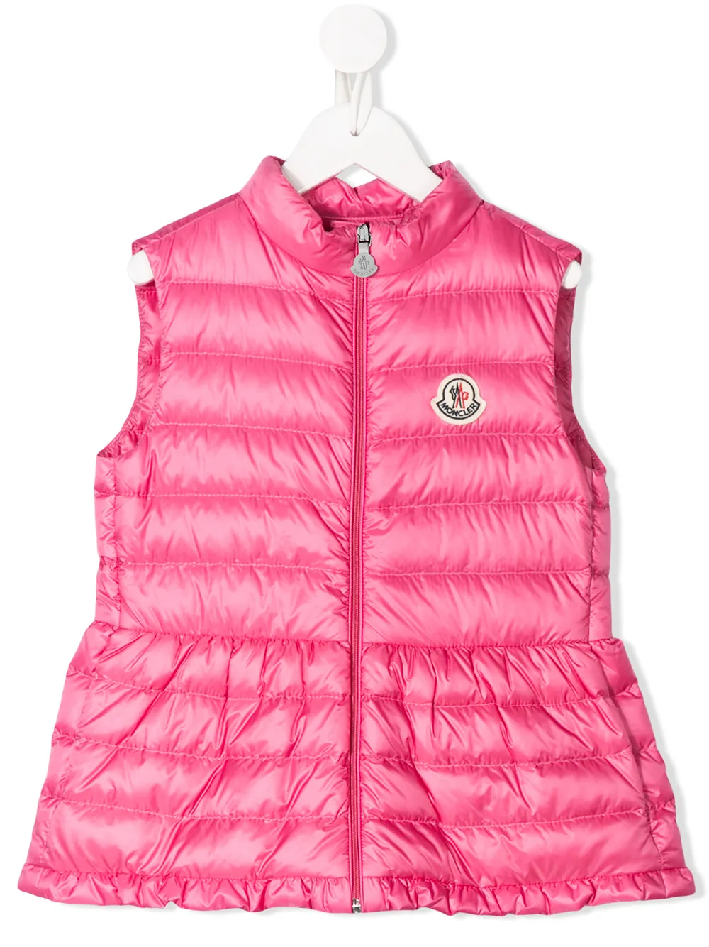 Moncler Kids дутый жилет на молнии Moncler Kids дутый жилет на молнии