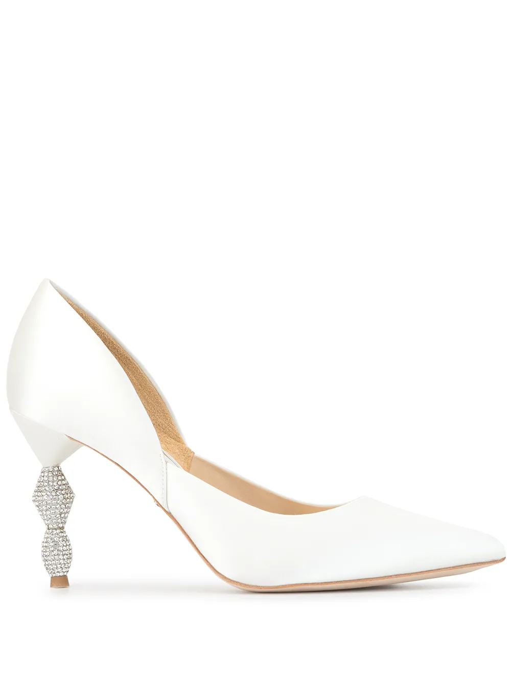 фото Badgley mischka evan satin pumps