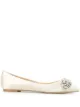 Image 1 of Badgley Mischka Octavia satin ballerina flats
