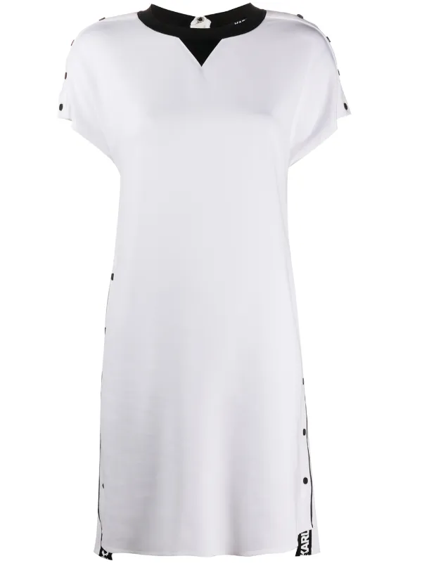 karl lagerfeld white dress