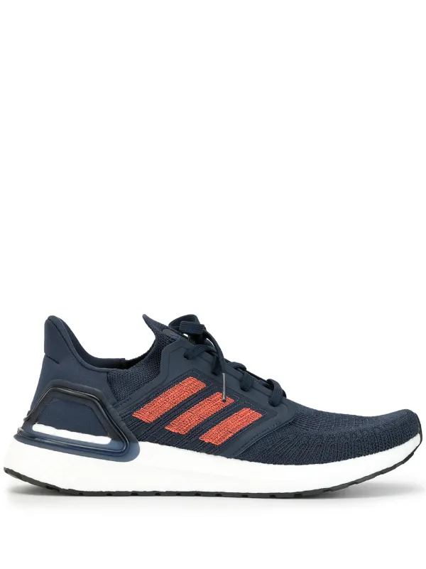 blue and orange adidas trainers