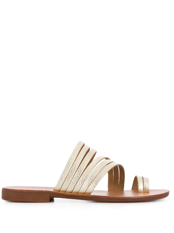 kurt geiger gold heeled sandals