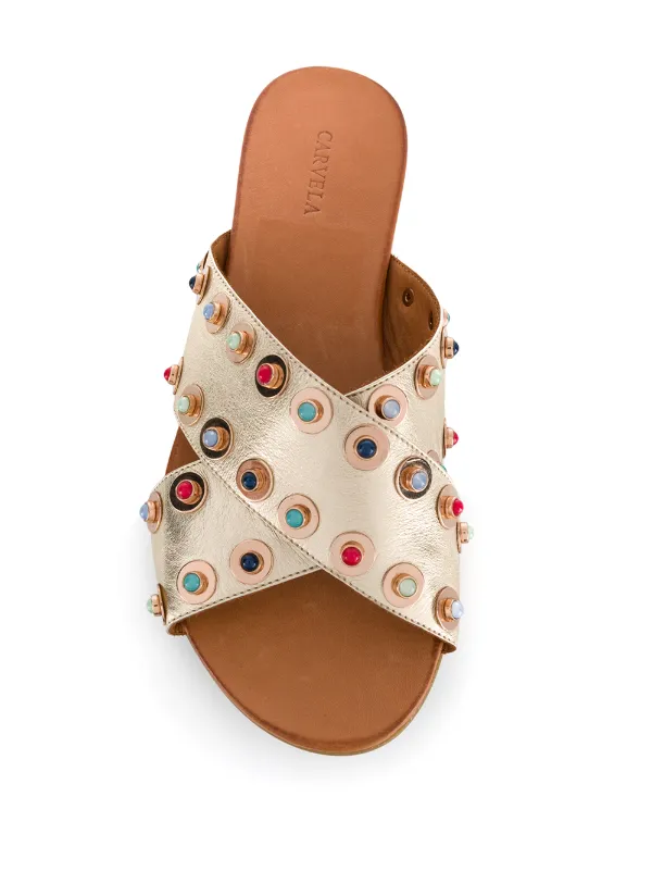 carvela king studded sandals