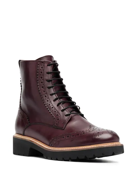 carvela 5 step lace up boot