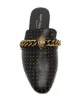 Kurt Geiger London Chelsea chain strap mules