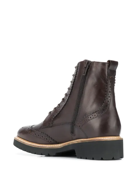 carvela 5 step lace up boot