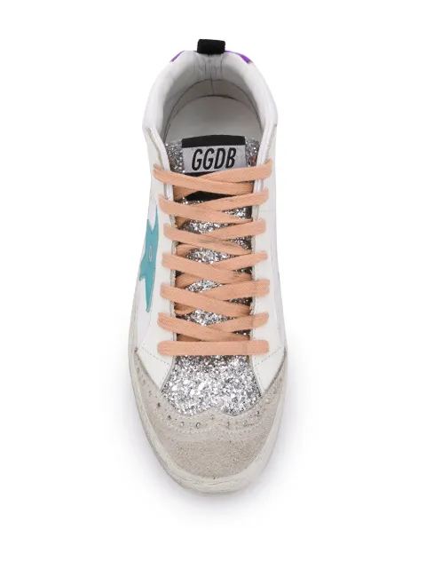 white golden goose mid star