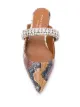 Kurt Geiger London Princely snakeskin print mules