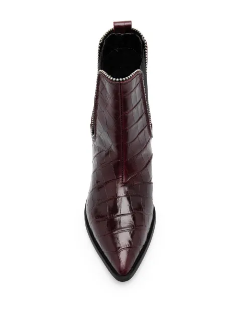 carvela burgundy ankle boots