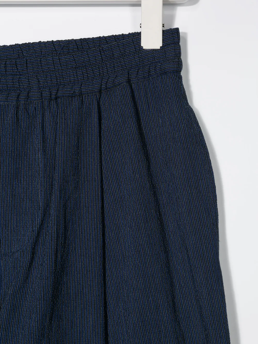 Emporio Armani Kids Ruimvallende broek Blauw