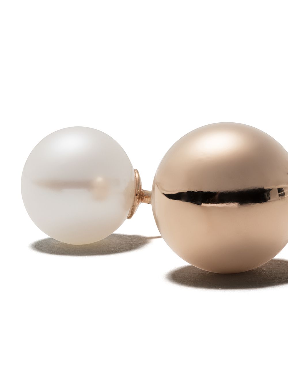 фото Yoko london 18kt rose gold classic freshwater pearl earrings